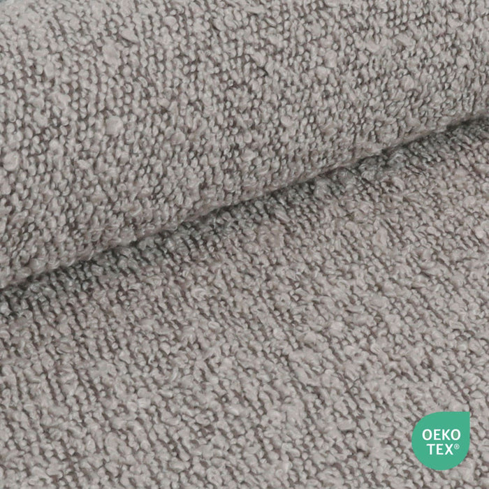 Nolon Nora-Mae Eetkamerstoelen Set van 2 - Bouclé Taupe - Witte Poten