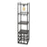 Giga Meubel - Wijnreklamp Metaal - Zwart 1-Lichts - 33x35x132cm