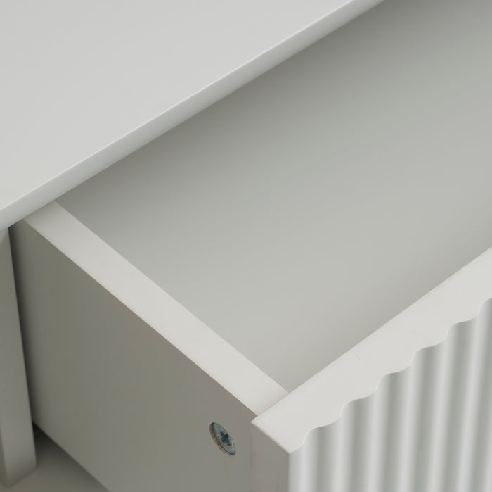 Olivine Arlo Houten Salontafel met Lade en Opbergruimte - Grijs |