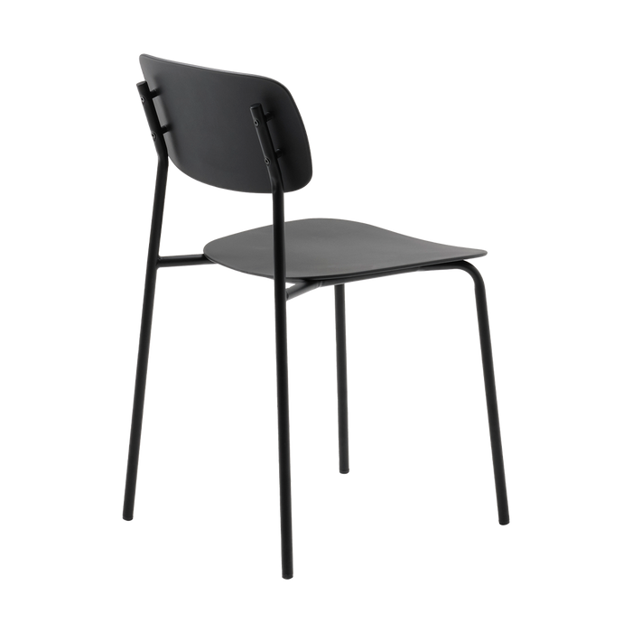 Olivine Julan Kunststof Eetkamerstoel Zwart