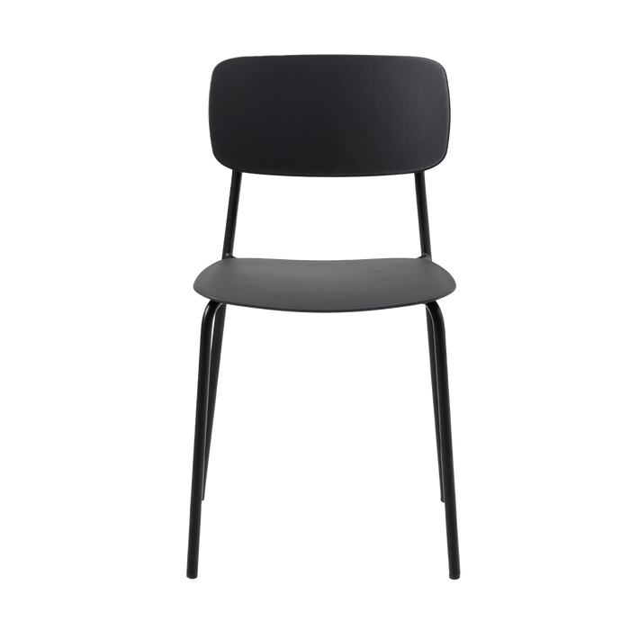 Olivine Julan Kunststof Eetkamerstoel Zwart