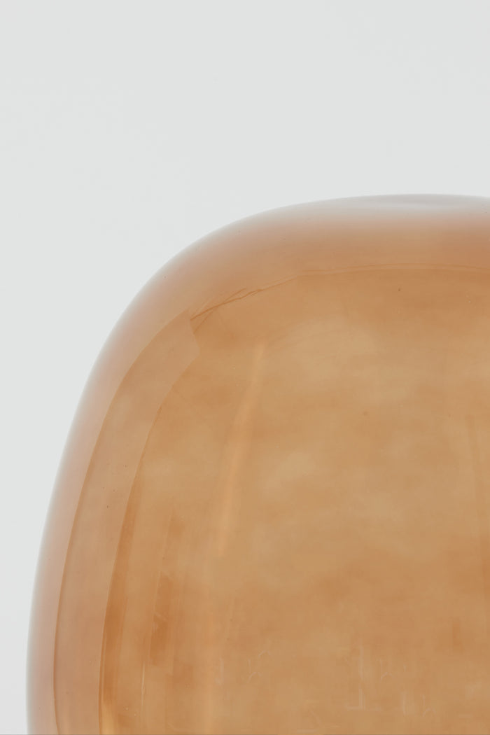 Light&living Tafellamp Ø22x40 cm MAYSONY glas bruin+brons