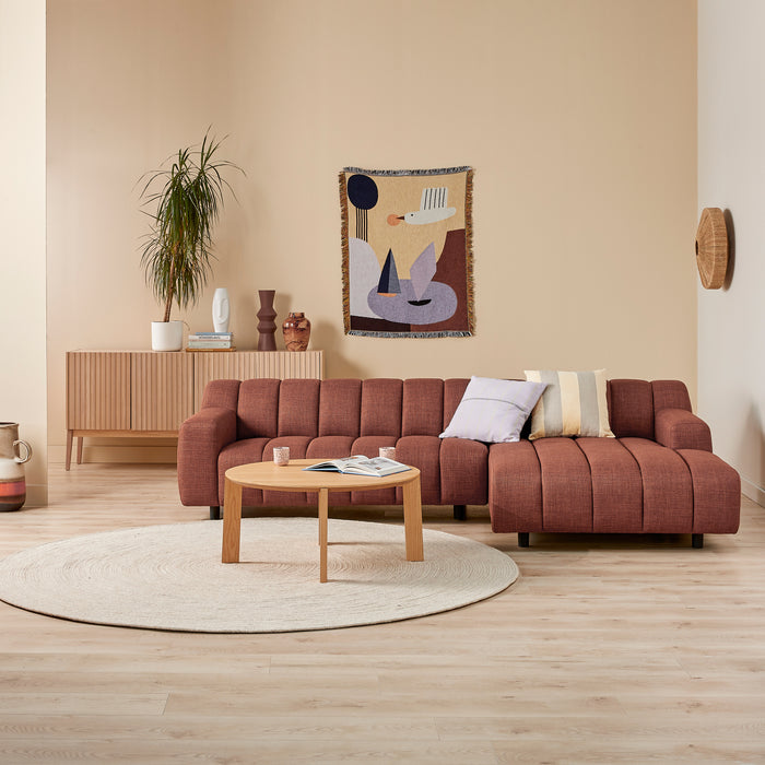 by fonQ Cloud Hoekbank met Chaise Longue Rechts - Terra