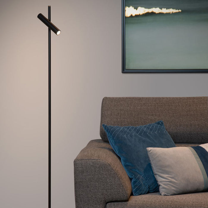 Lucide Philon Vloerlamp Zwart - 1 x Geïntegreerde LED