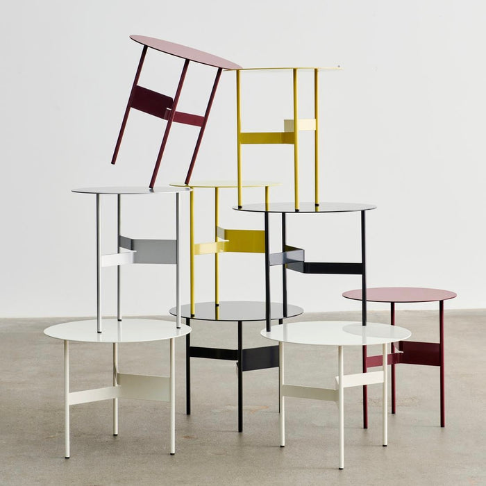 HAY Shim Bijzettafel Ø 54 cm - Eggshell