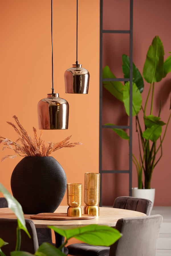 Light & Living Light&living Hanglamp Ø18x20 cm DENA glanzend brons