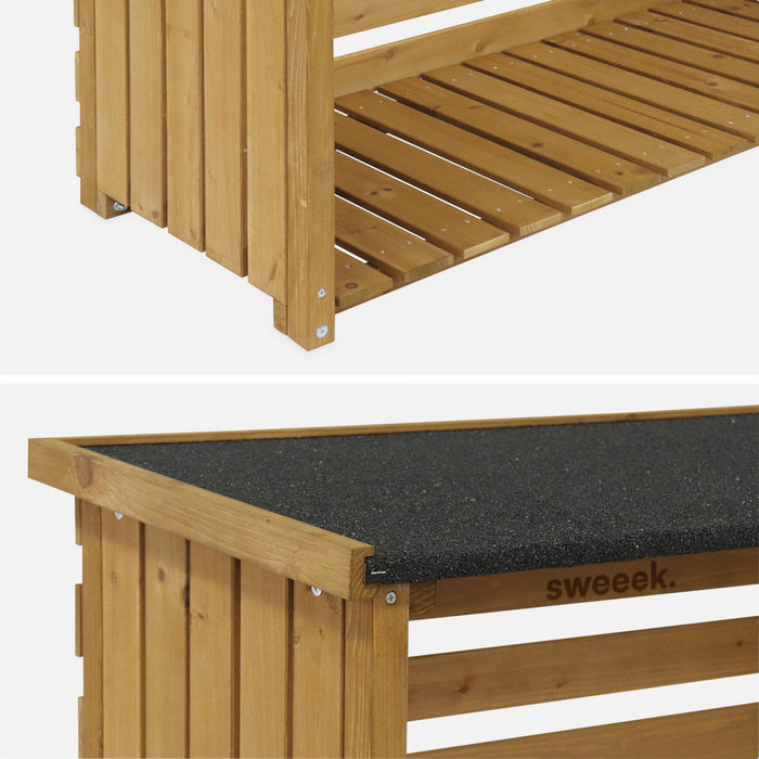 sweeek - Houthok 120x45x120cm, hout