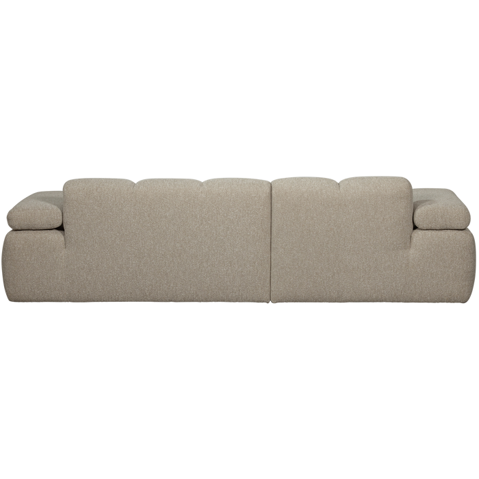 WOOOD Mojo Chaise Longue Bank Links - Bouclé - Beige Melange