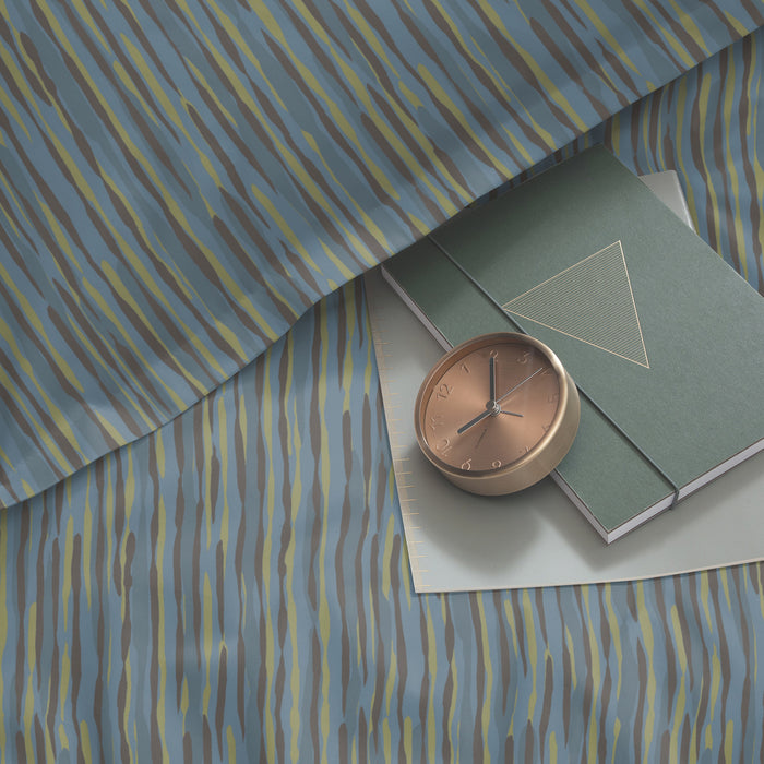 Damai dekbedovertrek Katoen - 240x200|220cm - Blauw