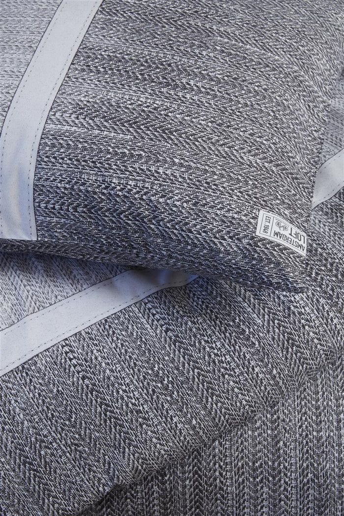 Riviera Maison Amsterdam Loft Dekbedovertrek - 240x200|220 - Grijs