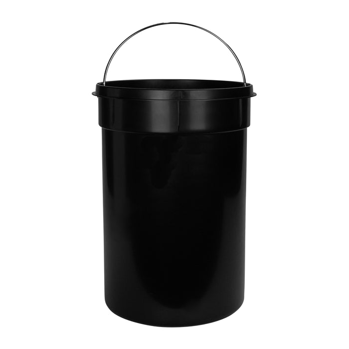 QUVIO Prullenbak retro - 12 L - Metaal - Groen