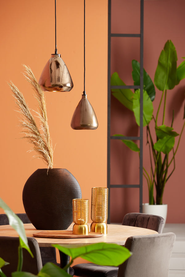 Light & Living Light&living Hanglamp Ø18x20 cm DESI glanzend brons