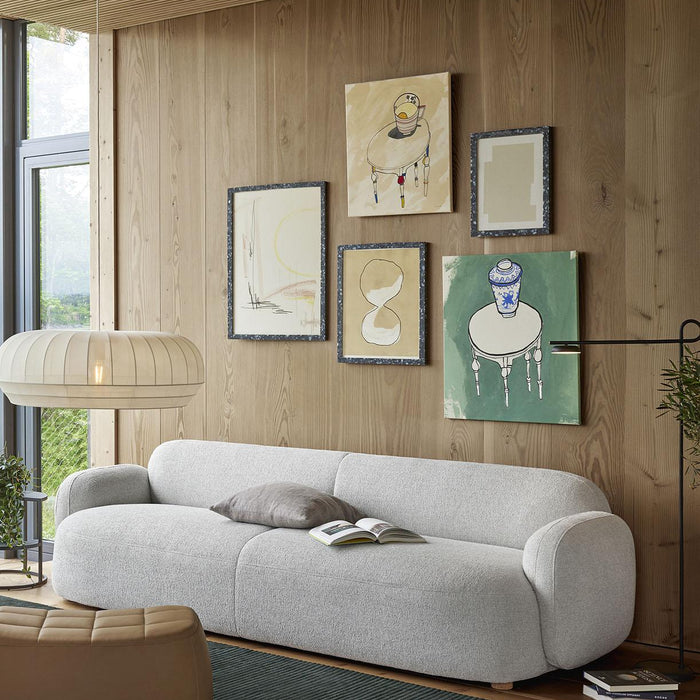 Row large vloerkleed 200x300 lichtgrijs