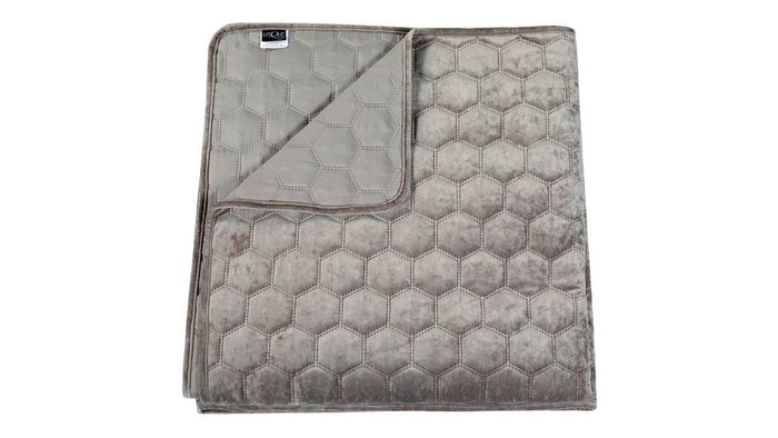 Unique Living - Bedsprei Peggy 170x220cm light grey