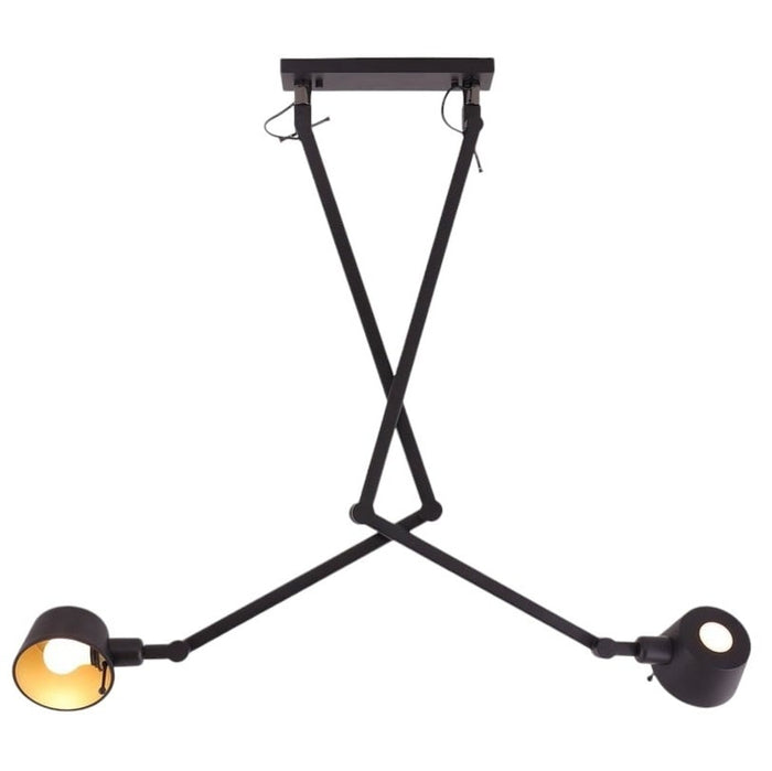 Freelight Hanglamp Sovrano Zwart 2 Lichts E27