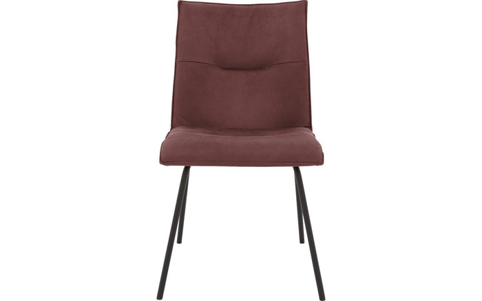 Goossens Eetkamerstoel Milan - Leder zonder armleuning