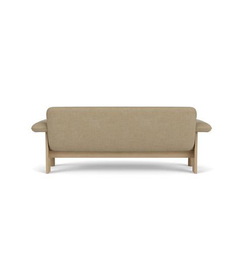 Audo Copenhagen Brasilia 2-zits bank naturel eiken Sheepskin Nature