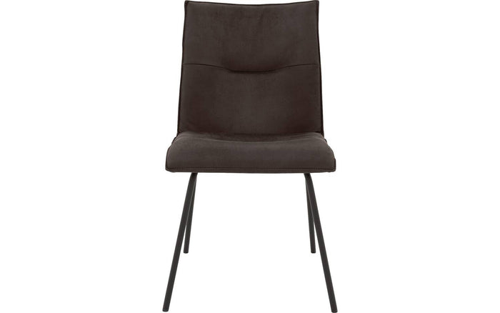 Goossens Eetkamerstoel Milan - Leder zonder armleuning