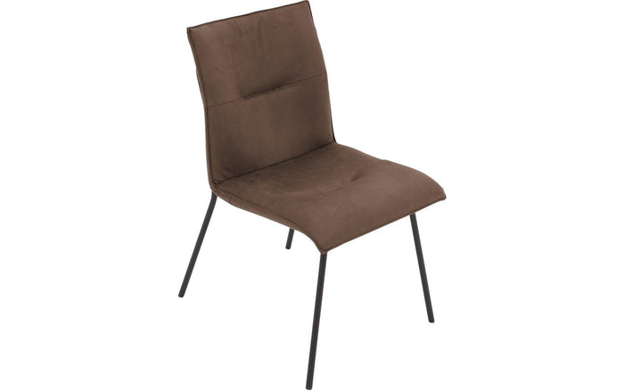 Goossens Eetkamerstoel Milan - Leder zonder armleuning