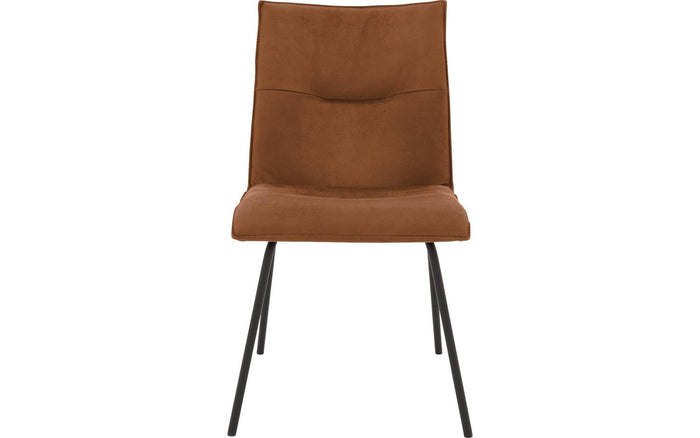 Goossens Eetkamerstoel Milan - Leder zonder armleuning