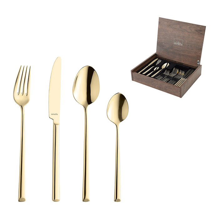 Amefa Metropole Bestekset 24-delig - Goud