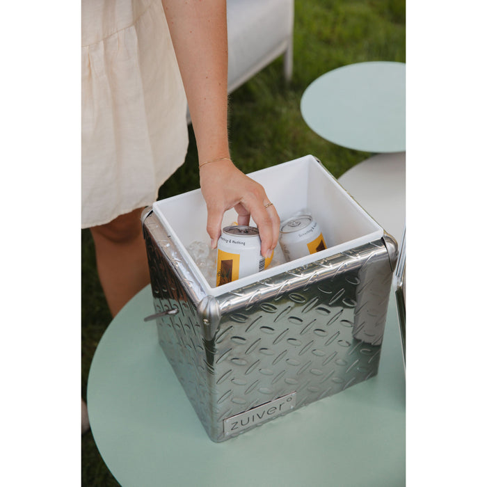 Zuiver Cooler Be Heavy Koelbox RVS - Grijs