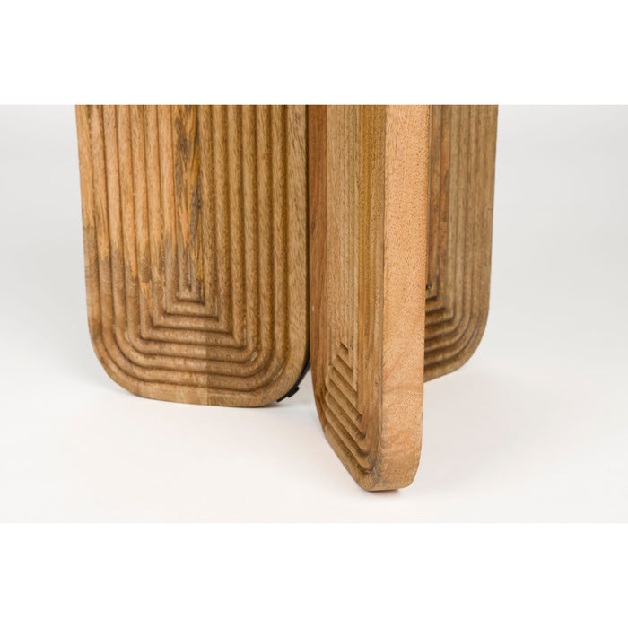 Housecraft Living Maeze Bijzettafel Hout Rond 40 cm - Bruin