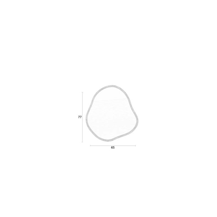 Housecraft Living Zem Spiegel Organisch 77 x 65 cm