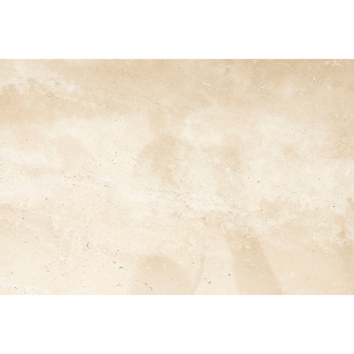 Dutchbone Arda Bijzettafel Rond 35 cm Travertin| Steen - Beige