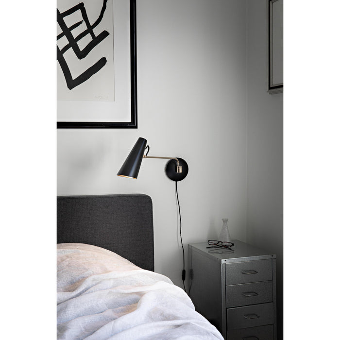 Northern Birdy Short wandlamp zwart