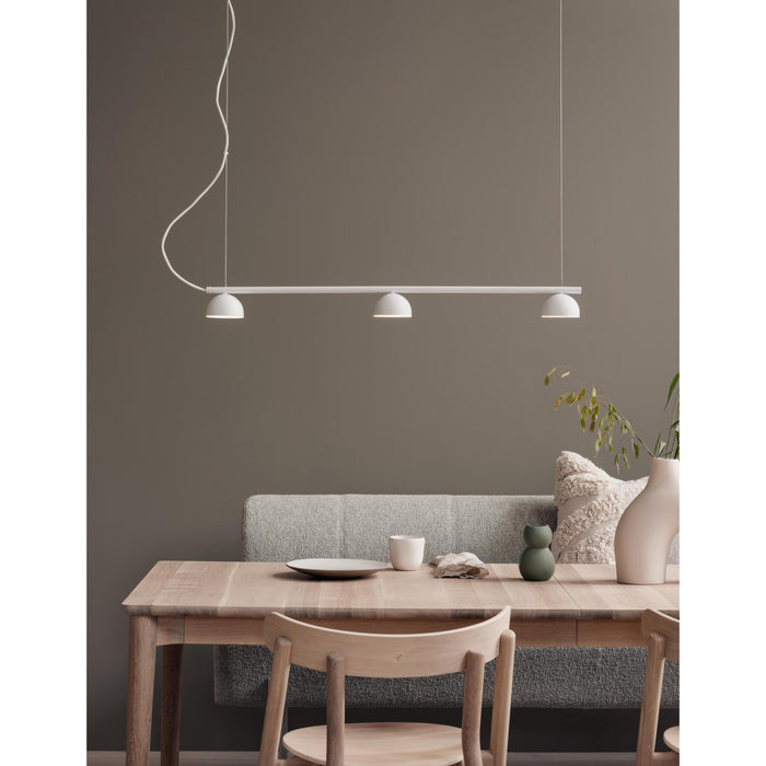 Blush Rail 3 hanglamp LED wit