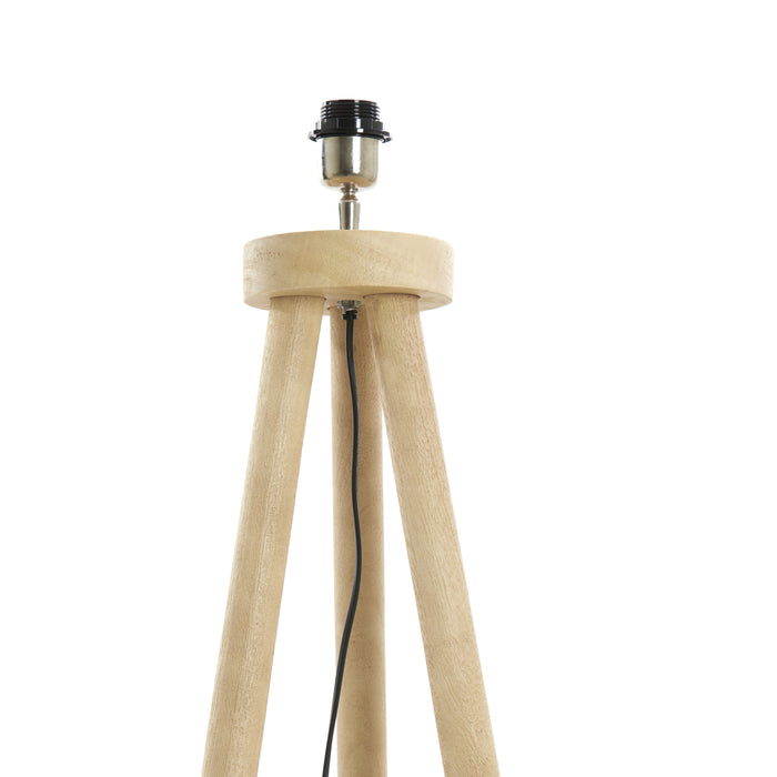 Light&living Vloerlamp driepoot 52x52x122 cm ILIAS hout mat naturel