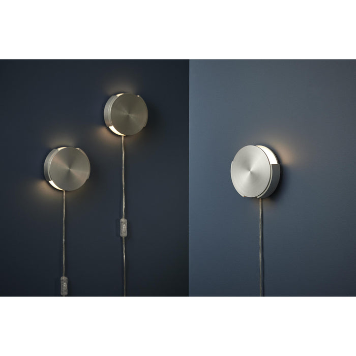 Frandsen Rotate wandlamp Ø15 Brushed Aluminium