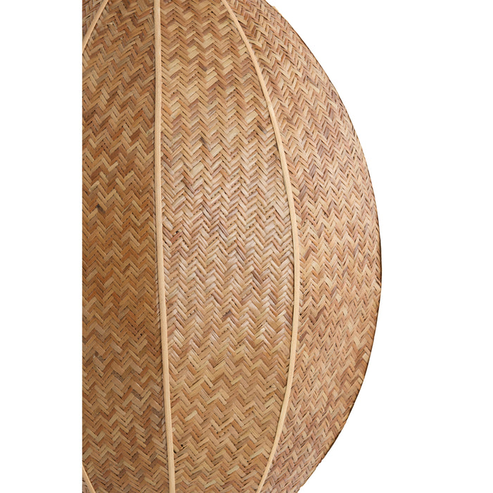 Light & Living Light&living Hanglamp Ø38x51 cm MILATOS webbing bruin