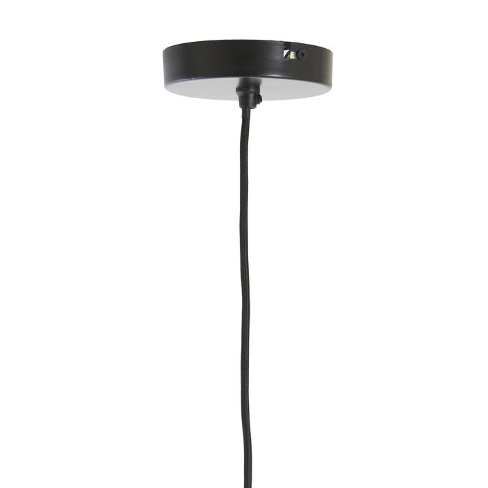 Light&living Hanglamp Ø30x46 cm KOZANA bruin+crème+donker bruin