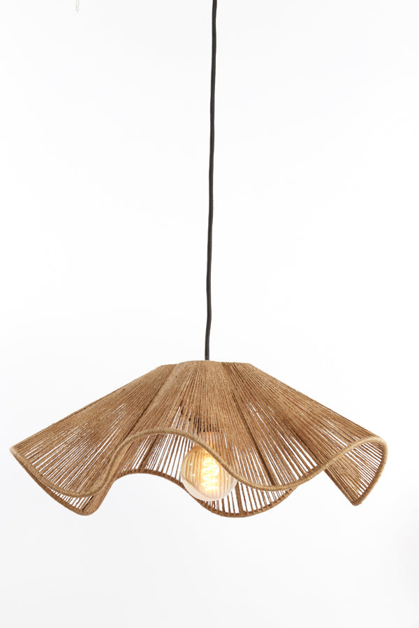 Light & Living Light&living Hanglamp Ø48x19 cm FODARA jute naturel