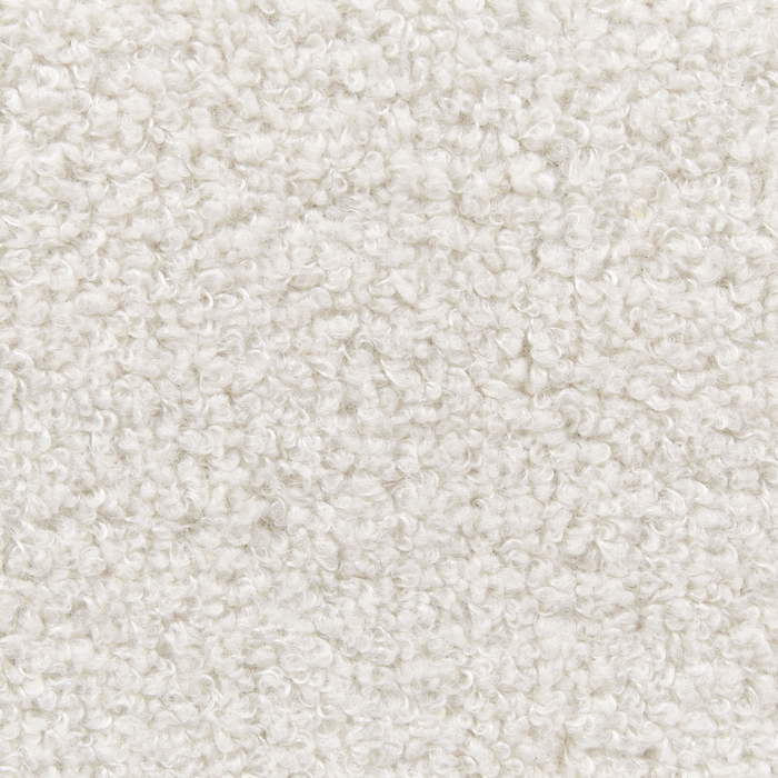 Beliani-ROANNE -Tweepersoonsbed-Lichtbeige-160 x 200 cm-Bouclé