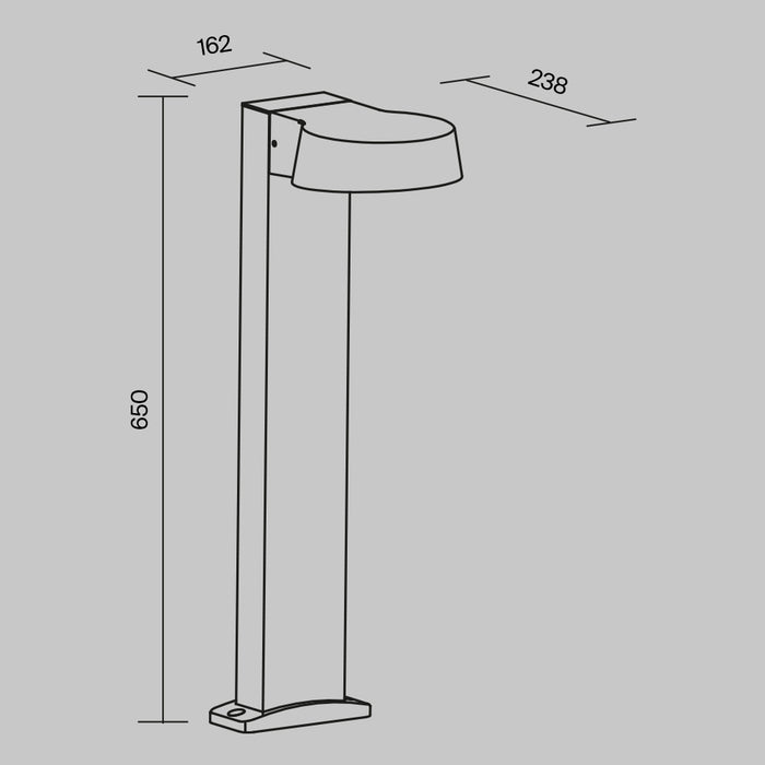 Maytoni Outdoor - Landschapsverlichting Share - Grafiet