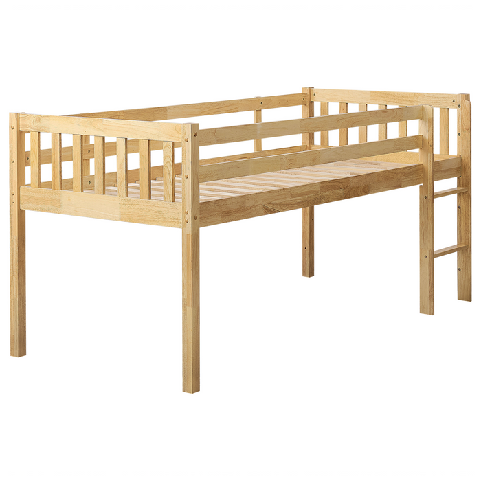 Beliani - PEIPIN - Kinderbed - Lichtbruin - 90 x 200 cm - Hout