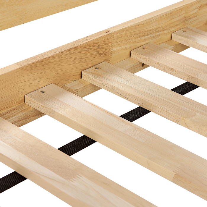 Beliani - PEIPIN - Kinderbed - Lichtbruin - 90 x 200 cm - Hout