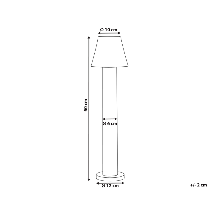 Beliani - HOLMES - Tuinverlichting - Zwart - Aluminium