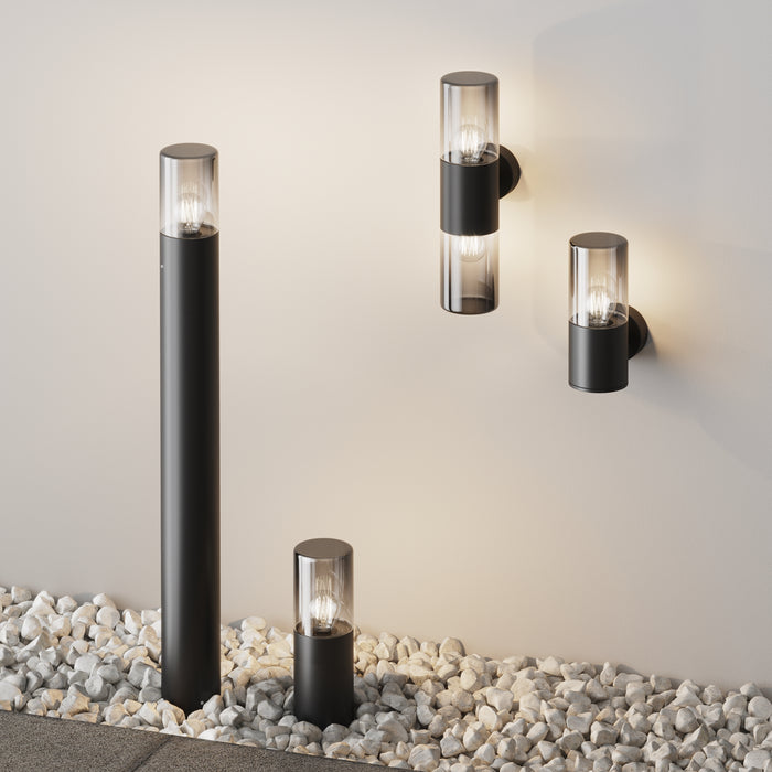 Maytoni Outdoor - Wandlamp Amas - Grafiet - Ø8