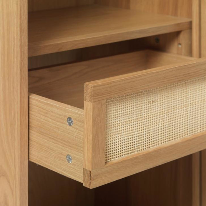 by fonQ Nomad Vitrinekast - Naturel Eiken