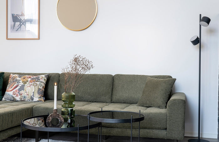 House Nordic Lido Olijfgroen 2,5-Zits Hoekbank Links