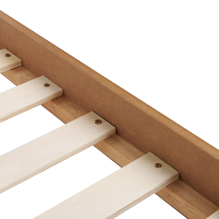 Beliani - ISTRES - Tweepersoonsbed - Lichthout - 180 x 200 cm - MDF