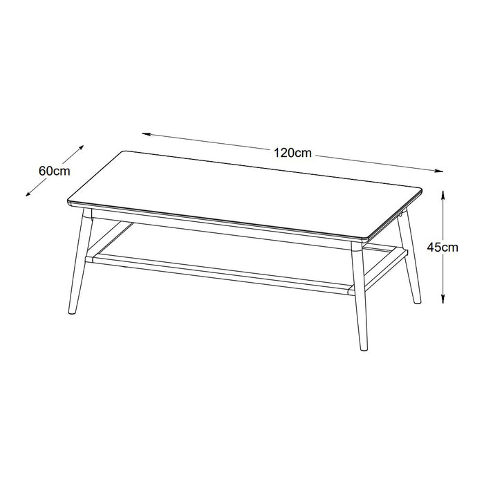 by fonQ Nomad Salontafel - Naturel Eiken