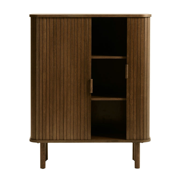 by fonQ Splinted Opbergkast - Smoked Eiken