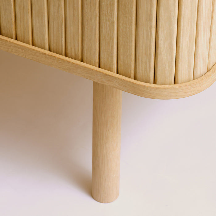 by fonQ Splinted Tv-meubel - Naturel Eiken