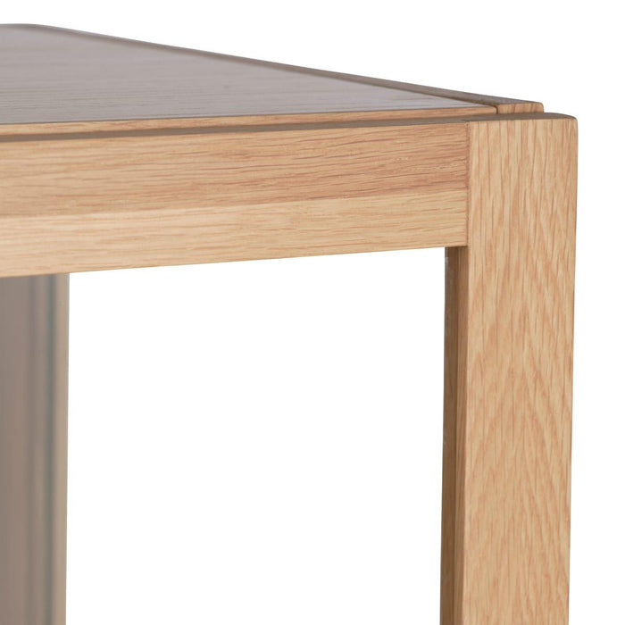 by fonQ Fika Vitrinekast - H 140 cm - Naturel Eiken