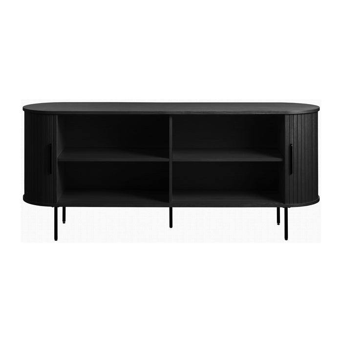 by fonQ Alon Dressoir - B 180 cm - Zwart Eiken